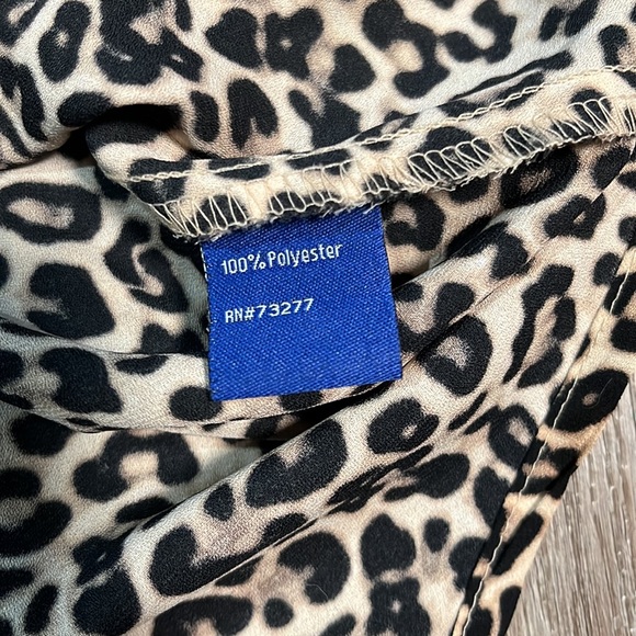 Apt. 9 Cheetah Print Sleeveless Top - Picture 9 of 11